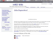Tablet Screenshot of inro.wikidot.com