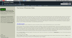 Desktop Screenshot of businessideas.wikidot.com