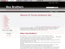 Tablet Screenshot of boxbros.wikidot.com