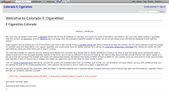 Desktop Screenshot of ecigarettescolorado.wikidot.com