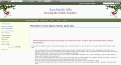 Desktop Screenshot of bays.wikidot.com