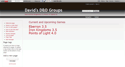 Desktop Screenshot of djdnd.wikidot.com