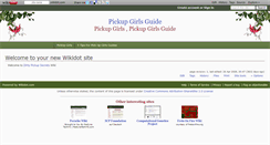 Desktop Screenshot of pickupgirls.wikidot.com