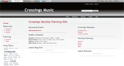 Desktop Screenshot of crossingsmusic.wikidot.com