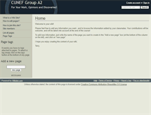 Tablet Screenshot of cunefa2.wikidot.com