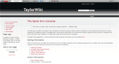 Desktop Screenshot of mtaylor.wikidot.com