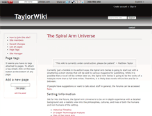 Tablet Screenshot of mtaylor.wikidot.com