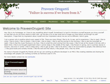 Tablet Screenshot of praveenoruganti.wikidot.com