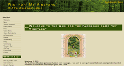 Desktop Screenshot of myvineyard.wikidot.com
