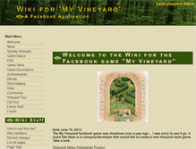 Tablet Screenshot of myvineyard.wikidot.com