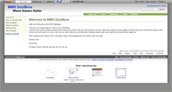 Desktop Screenshot of mmodatabase.wikidot.com