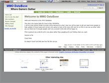 Tablet Screenshot of mmodatabase.wikidot.com