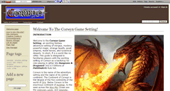 Desktop Screenshot of corwyn.wikidot.com