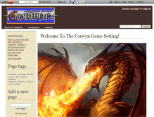 Tablet Screenshot of corwyn.wikidot.com