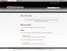 Tablet Screenshot of d20universo.wikidot.com