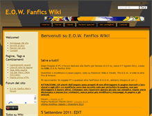 Tablet Screenshot of eow-fanficswiki.wikidot.com