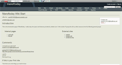 Desktop Screenshot of manoftoday.wikidot.com
