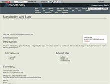 Tablet Screenshot of manoftoday.wikidot.com