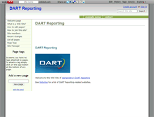 Tablet Screenshot of dartreporting.wikidot.com