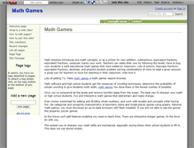 Tablet Screenshot of cool3mathgames.wikidot.com
