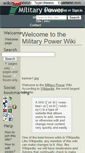 Mobile Screenshot of militarypower.wikidot.com
