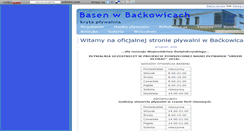 Desktop Screenshot of basen-backowice.wikidot.com