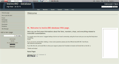 Desktop Screenshot of instinctro.wikidot.com
