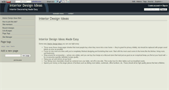 Desktop Screenshot of interiordesign.wikidot.com