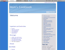 Tablet Screenshot of momscookbook.wikidot.com