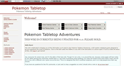 Desktop Screenshot of pokemontabletop.wikidot.com