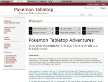 Tablet Screenshot of pokemontabletop.wikidot.com