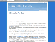 Tablet Screenshot of ecigarettesforsale.wikidot.com