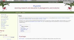 Desktop Screenshot of phylo.wikidot.com