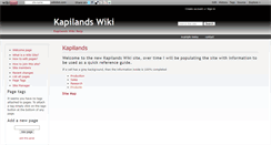 Desktop Screenshot of kapilandswiki.wikidot.com