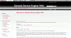 Desktop Screenshot of gendev.wikidot.com