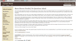 Desktop Screenshot of cursedworld.wikidot.com