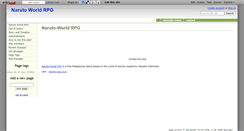 Desktop Screenshot of naruto-world-rpg.wikidot.com