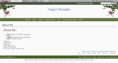 Desktop Screenshot of cappy.wikidot.com