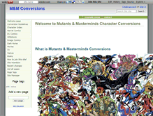 Tablet Screenshot of mmconversions.wikidot.com