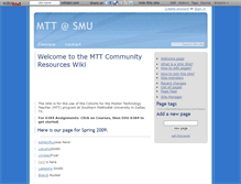 Tablet Screenshot of mttsmu.wikidot.com