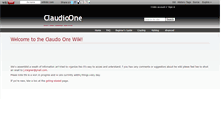 Desktop Screenshot of claudioone.wikidot.com