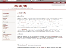 Tablet Screenshot of mysterati.wikidot.com