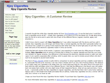 Tablet Screenshot of njoy-cigarettes.wikidot.com