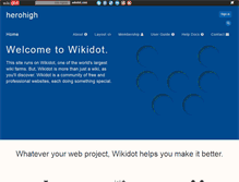 Tablet Screenshot of herohigh.wikidot.com