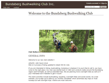 Tablet Screenshot of bushwalking.wikidot.com