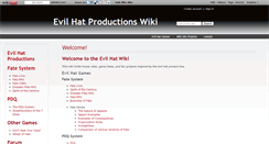 Desktop Screenshot of evilhat.wikidot.com