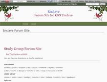 Tablet Screenshot of enclave.wikidot.com