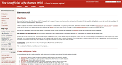 Desktop Screenshot of alfaromeo.wikidot.com