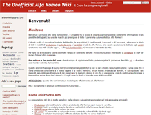 Tablet Screenshot of alfaromeo.wikidot.com