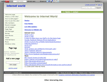 Tablet Screenshot of internetworld.wikidot.com